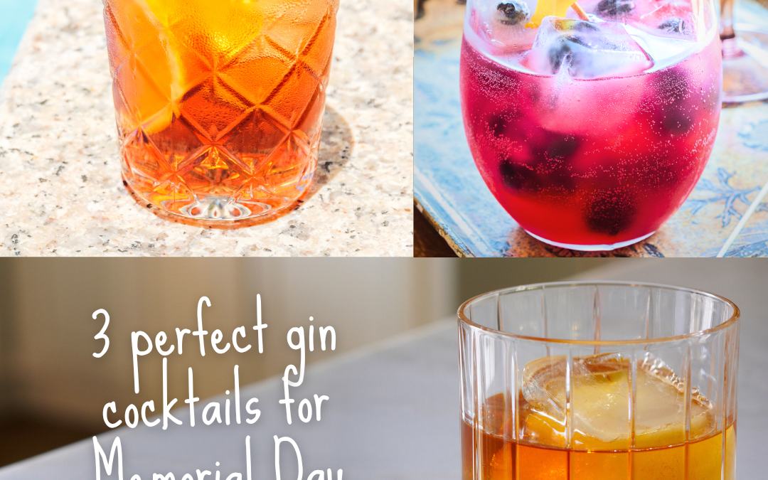 Three Perfect Gin Cocktails For This Memorial Day Weekend (With Pairing Suggestions!)